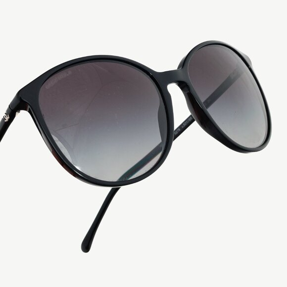 Chanel 5278 Black Micro-CC Butterfly Sunglasses - Picture 5 of 9